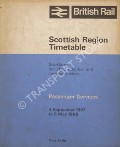 Passenger Services Timetable Scotland, 4 September 1967 to 5 May 1968 by British Rail Scottish Region